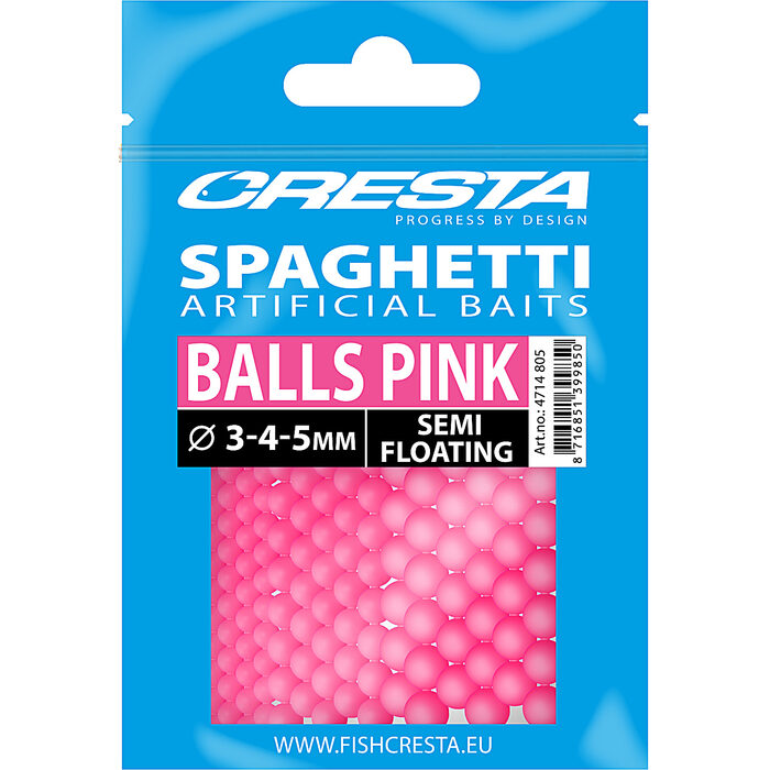 Cresta Spaghetti Ball Pink Pink 3/4/5mm