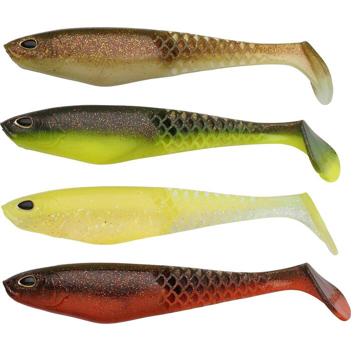 Berkley Cull Shad 12.5cm 4pcs Mixpack Darkwater