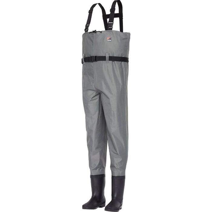 DAM Nylon Chest Waders 40/41 Light Grey