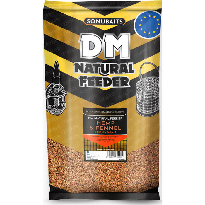 Sonubaits DM Natural Feeder Hemp & Fennel 1kg