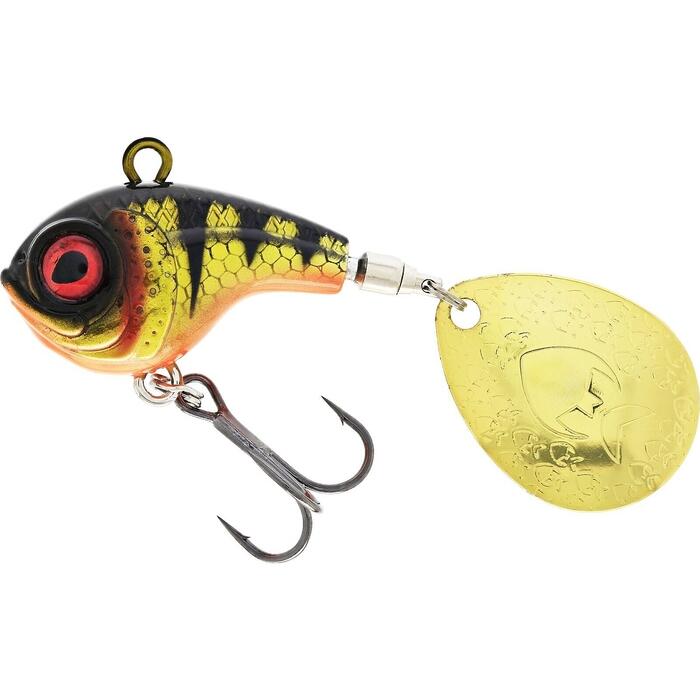 Westin DropBite Spin Tail Jig 3.4cm 17gr Bling Perch