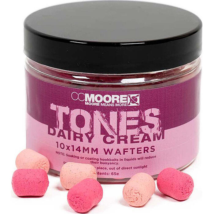 CC Moore Dairy Cream Tones Dumbell Wafters 10x14mm