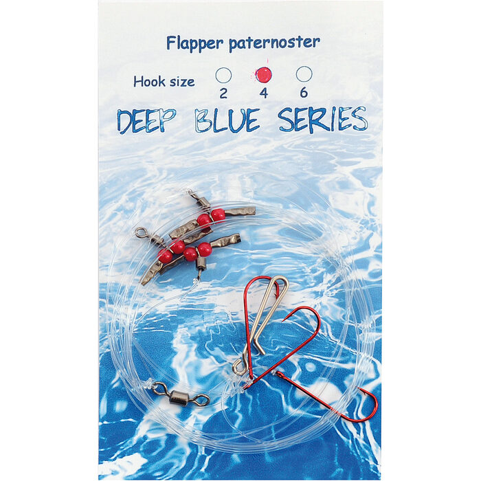 Deep Blue Flapper Rig 3-Haaks H4