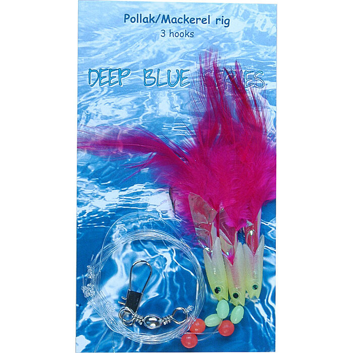 Deep Blue Polak en Makreel Paternoster 3-Haaks H3-0
