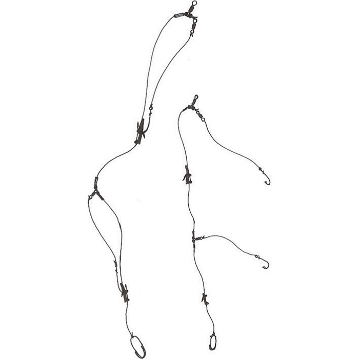 Deep Blue Surfcast Rig 2-Haaks H4