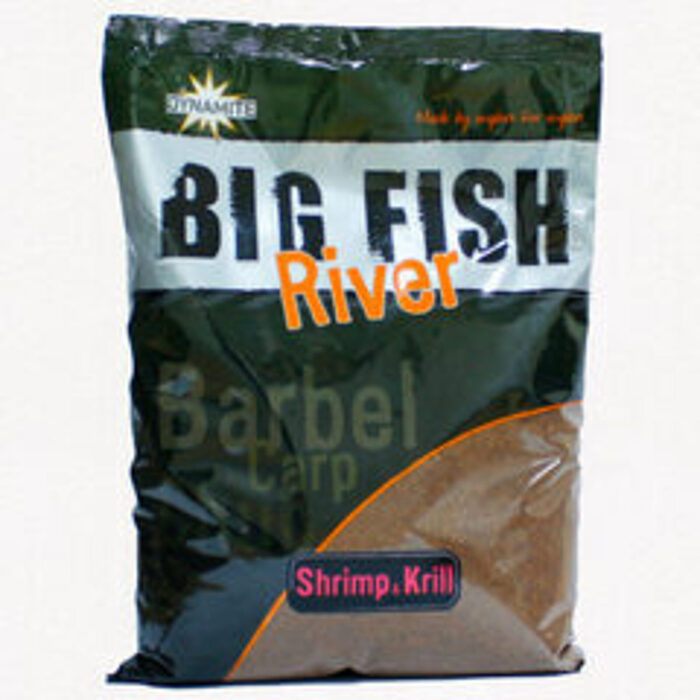 Dynamite Baits Big Fish River Groundbait Shrimp - Krill 1.8kg