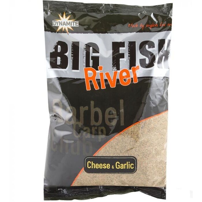 Dynamite Baits Big Fish River groundbait Cheese - Garlic 1.8kg