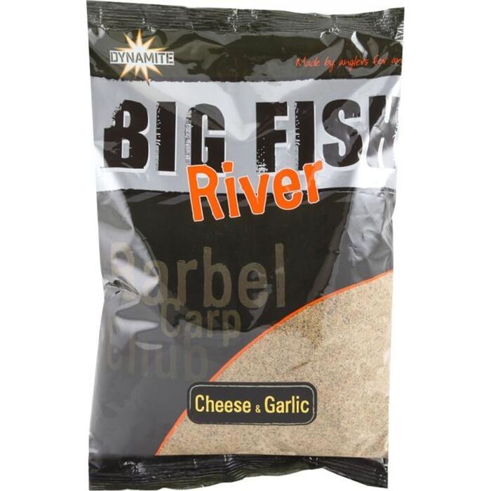 Dynamite Baits Big Fish River groundbait Cheese - Garlic 1.8kg