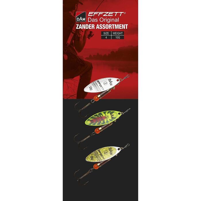 Effzett Spinner Assortiment Snoekbaars 12gr 3pcs