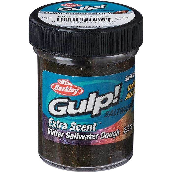 Berkley Gulp! Dough Dark Brown Silver Glitter