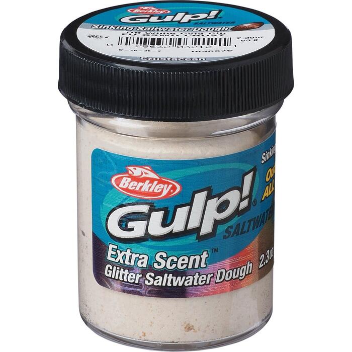 Berkley Gulp! Dough Off White Gold Glitter