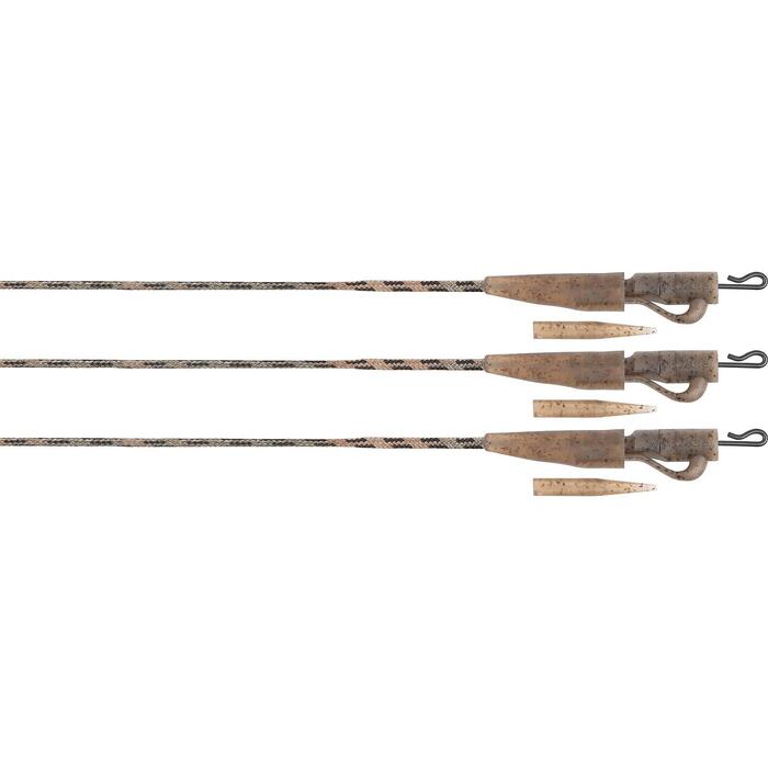Fox Edges Camo Submerge Lead Clip Leaders 40lb 3 pcs