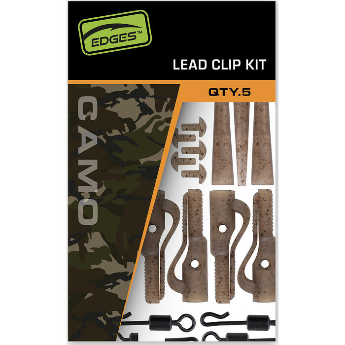 Fox Edges Camo Lead Clip Kit 5pcs