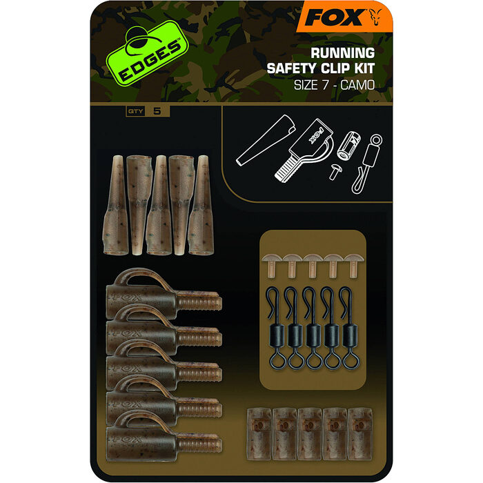 Fox Edges Camo Running Safety Clip Kits