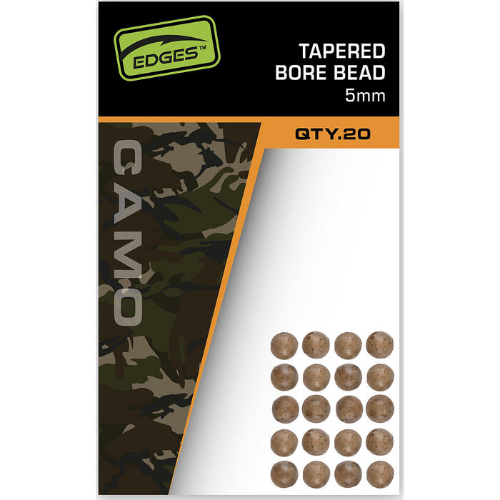 Fox Edges Camo Tapered Bore Bead 5mm 20 stuks
