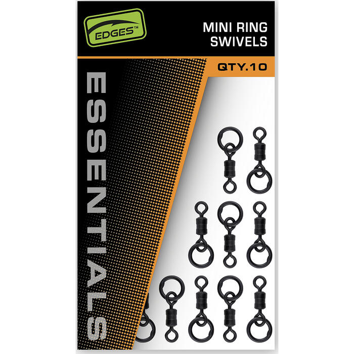 Fox Edges Mini Ring Swivel #11 10 stuks