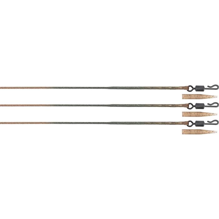 Fox Edges Naturals Leadcore Lead Clip Leaders 50lb 3pcs