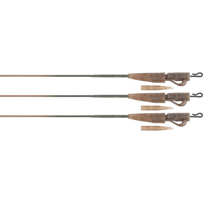 Fox Edges Naturals Leadcore Lead Clip Leaders 50lb 3pcs