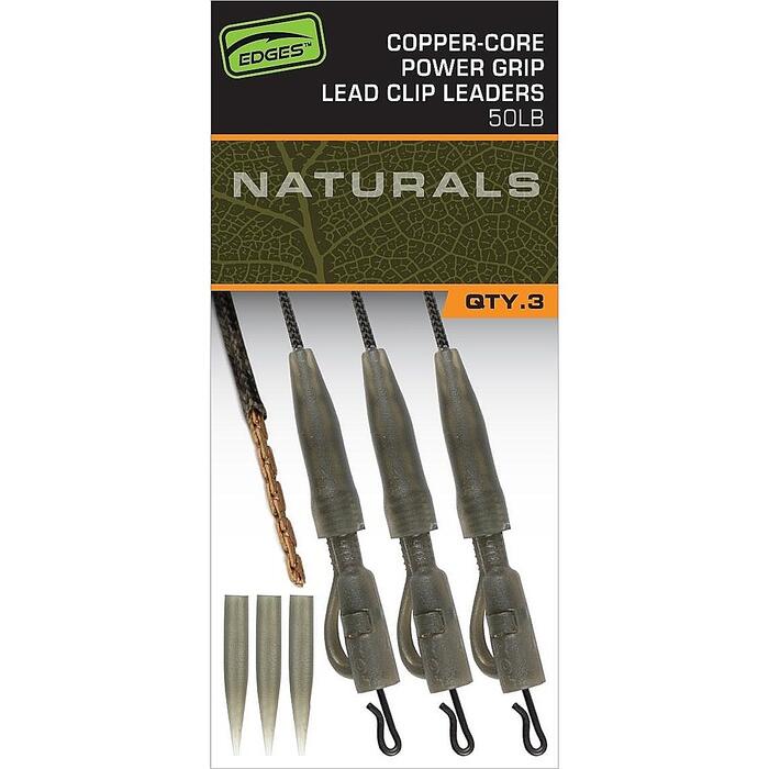 Fox Edge Naturals Copper-Core Leaders Power Grip Lead Clip