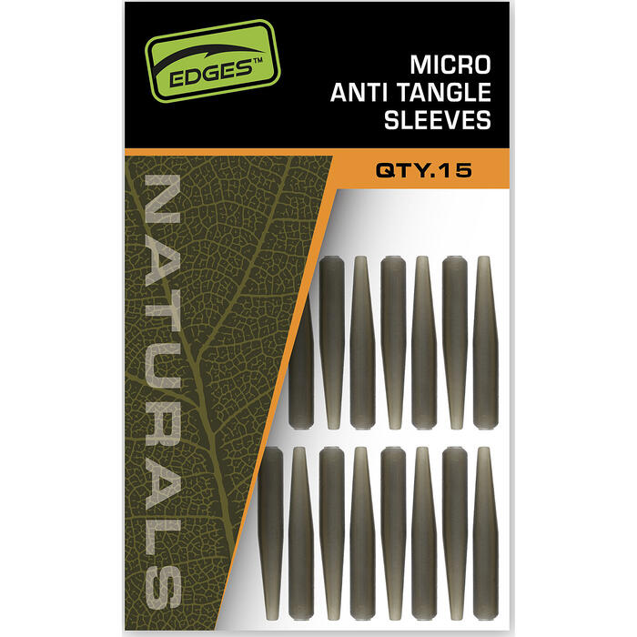 Fox Edges Naturals Anti Tangle Sleeves Micro 15pcs