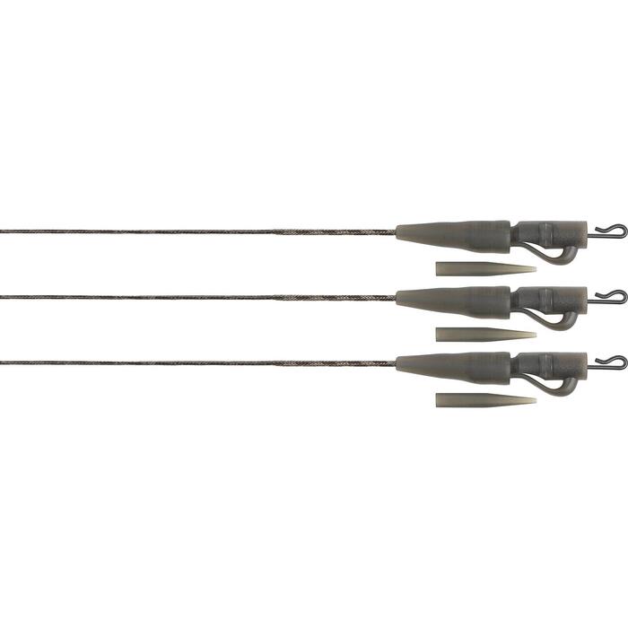 Fox Edges Naturals Submerge Lead Clip Leaders 30lb 3pcs