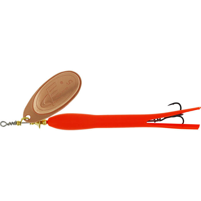 Westin FC Upstream 15gr Flouro Orange Copper Blade