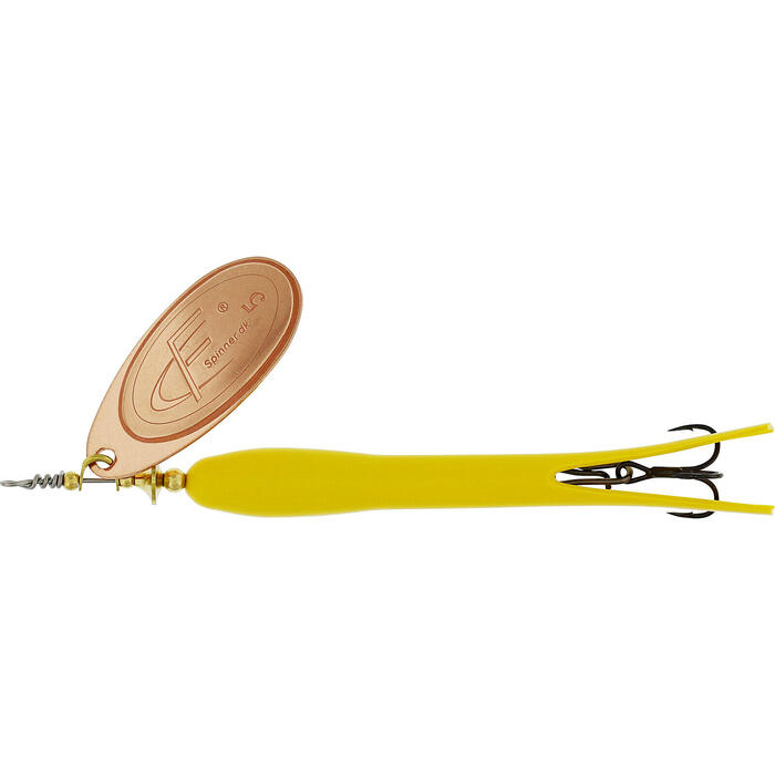 Westin FC Upstream 20gr Flouro Yellow Copper Blade