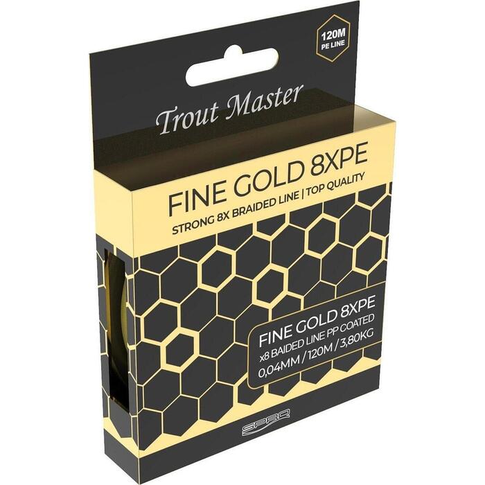 Trout Master Fine Gold 8Braid 0,10mm