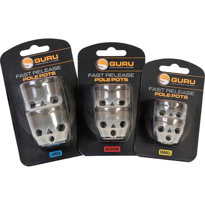 Guru Fast Release Pole Pots Large 2 stuks