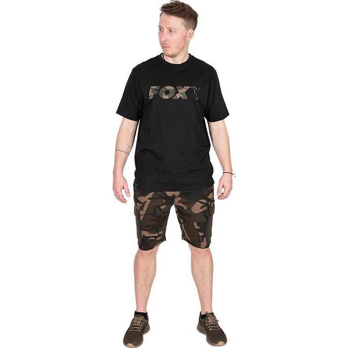 Fox Black / Camo Logo T-Shirt L