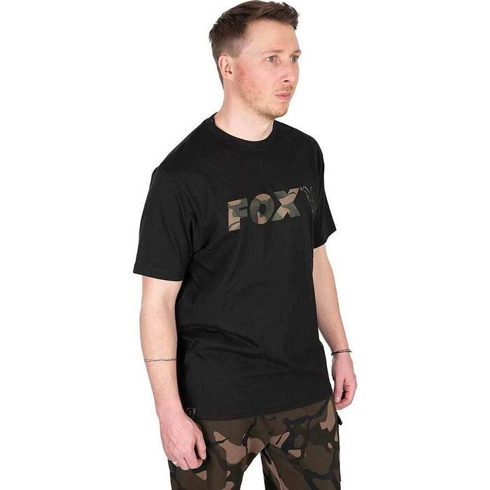 Fox Black / Camo Logo T-Shirt M