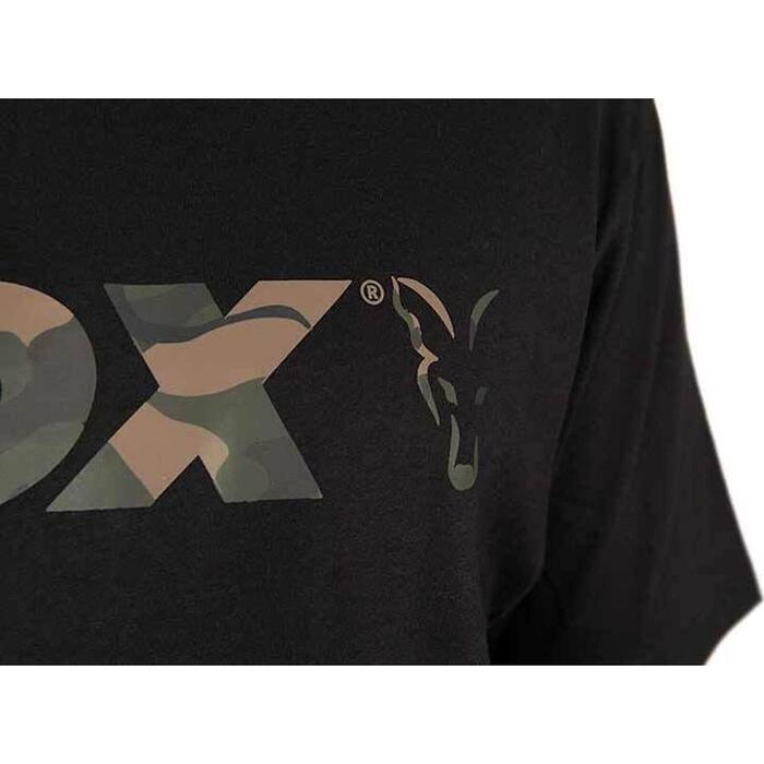 Fox Black / Camo Logo T-Shirt XL