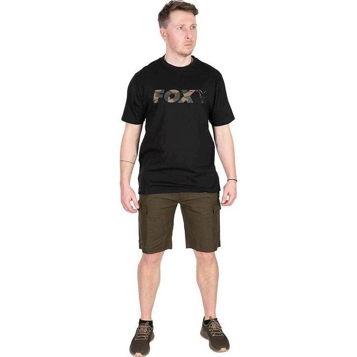 Fox Black / Camo Logo T-Shirt XXL
