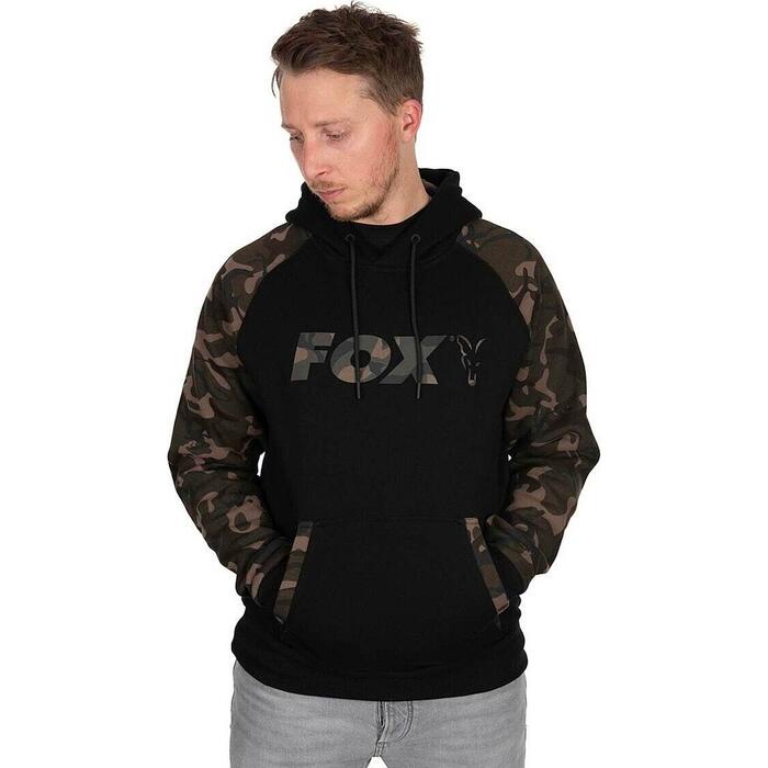 Fox Black Camo Raglan Hoodie Xxxl