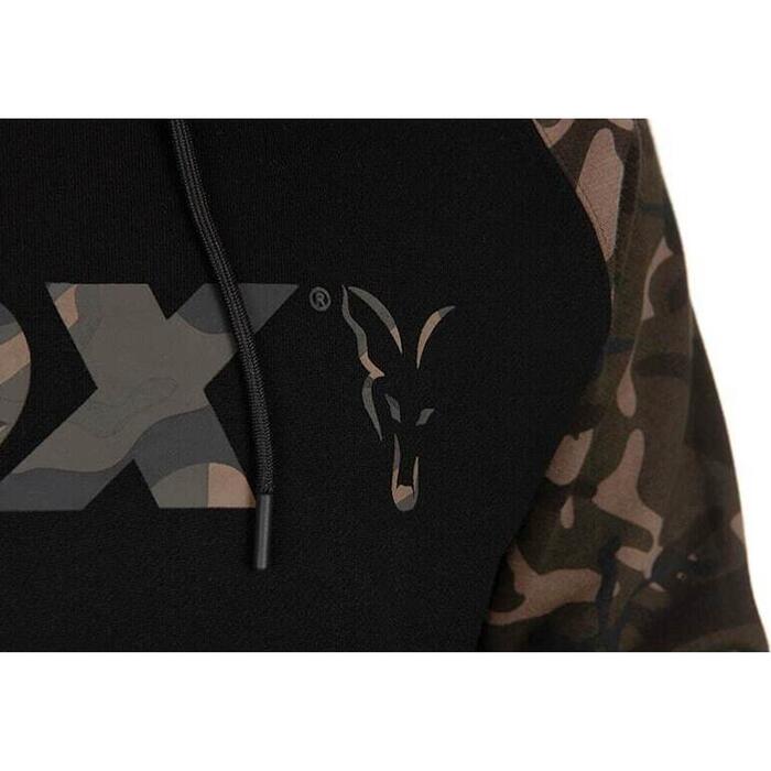 Fox Black Camo Raglan Hoodie Xxxl