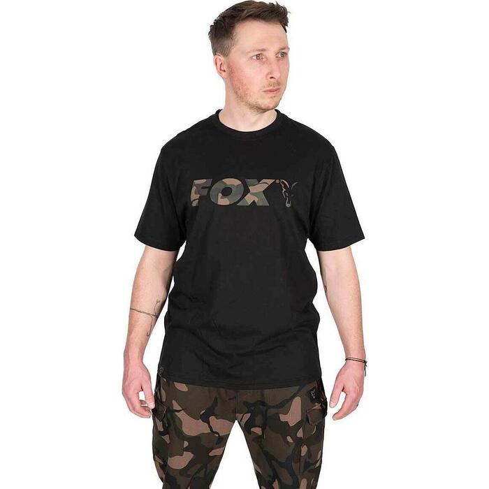 Fox Black / Camo Logo T-Shirt S