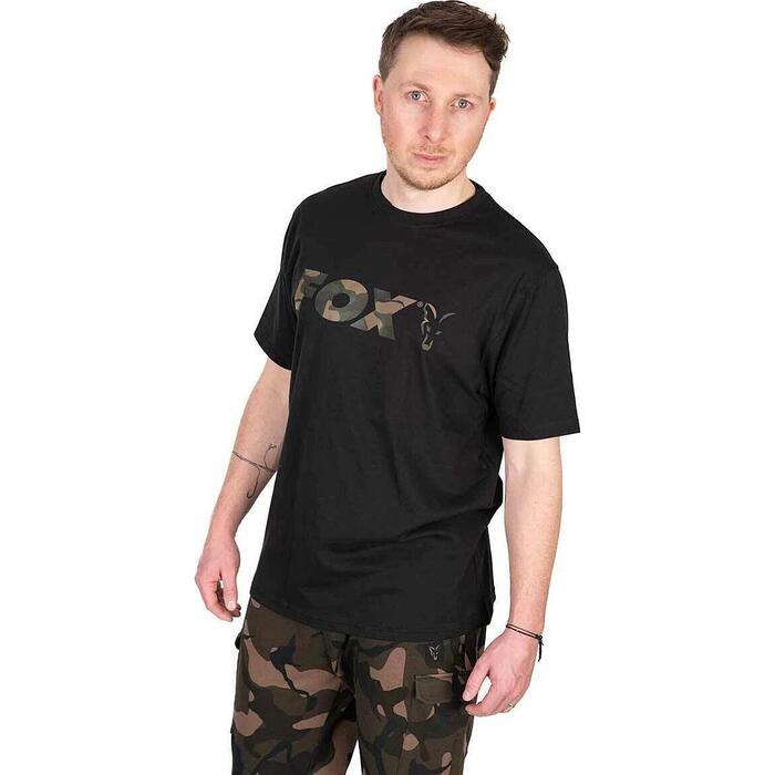 Fox Black / Camo Logo T-Shirt S