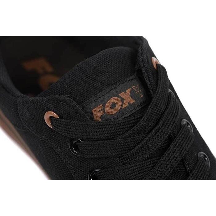 Fox Black Canvas Shoe 44
