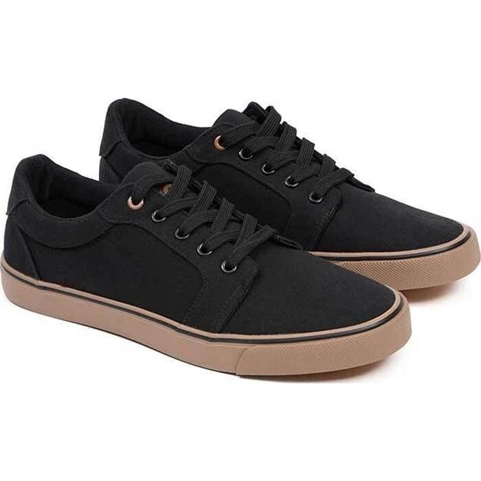 Fox Black Canvas Shoe 44