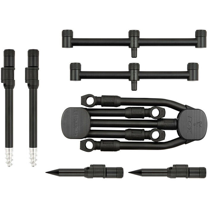 Fox Black Label QR 3 rod Pod Complete