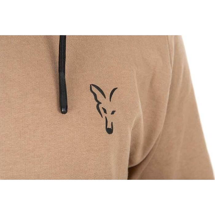 Fox Collection LW Zip Hoody Tan Ltd L