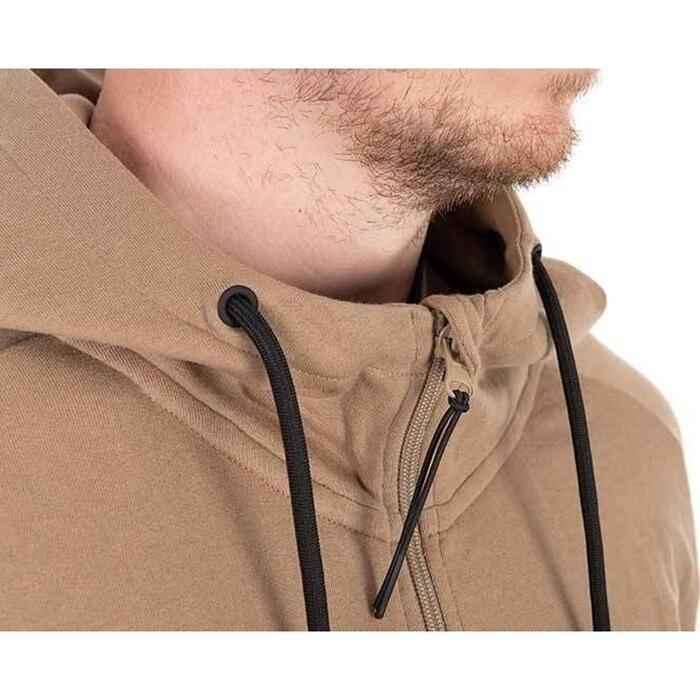 Fox Collection LW Zip Hoody Tan Ltd XL