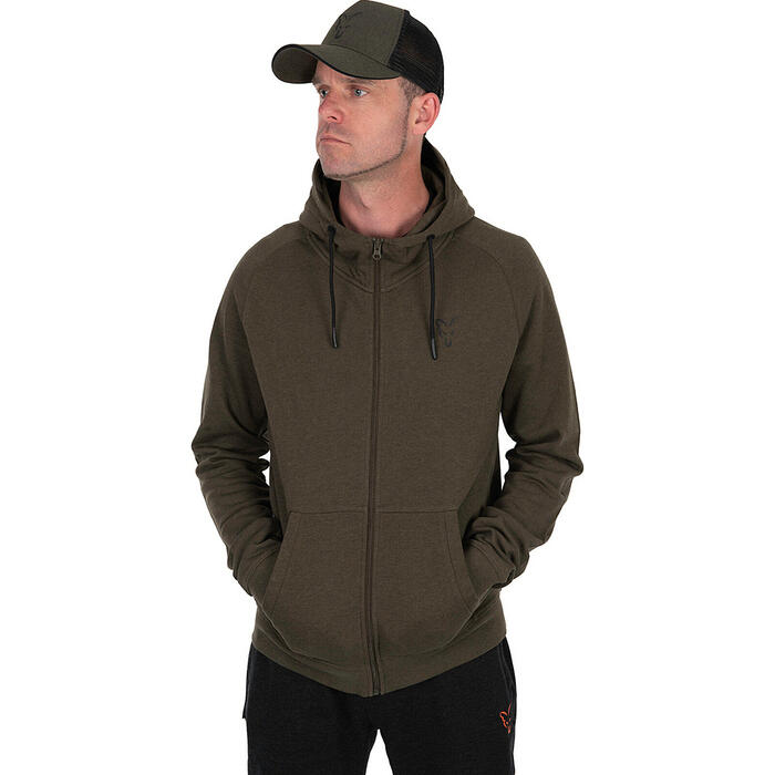 Fox Collection Zipped Hoody Green XL