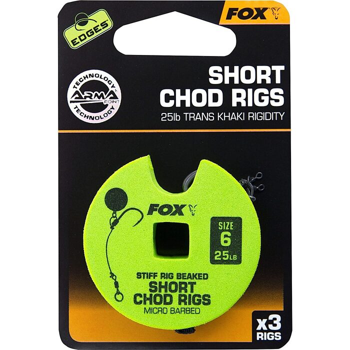 Fox Edge Short stiff Chod Rig H06 25lb