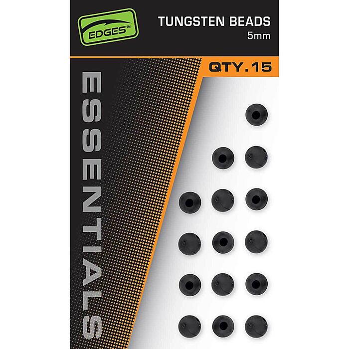 Fox Edges Tungsten Beads 5mm 15pcs