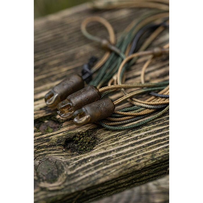 Fox Edges Camo Heli-Clip Rigs 50lb Leadcore