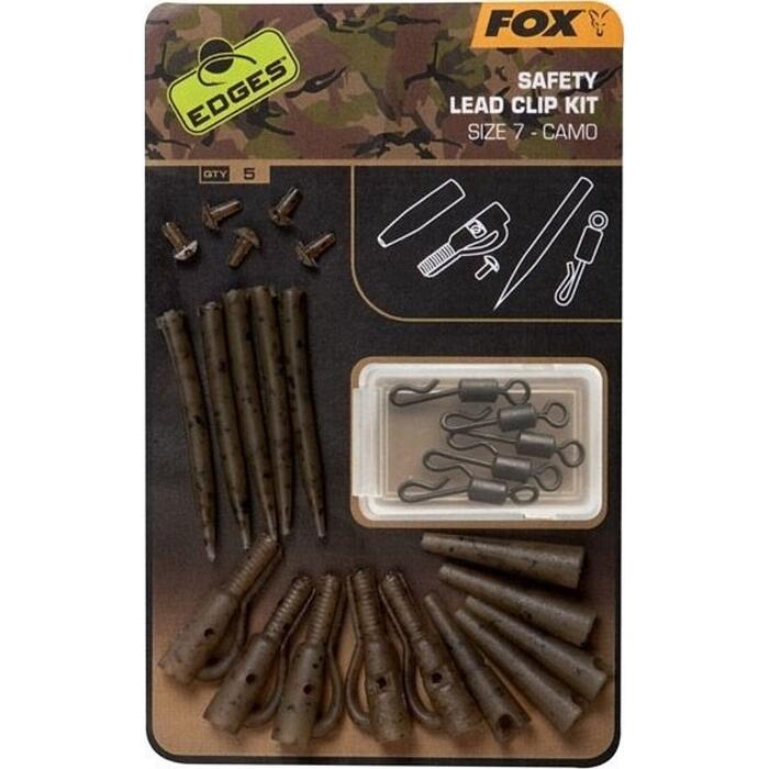 Fox Edges Camo Lead Cip Kit Size 7 x 5