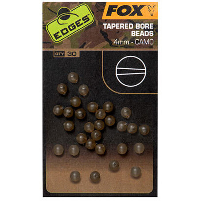 Fox Edges Camo Tapered Bore bead 4mm