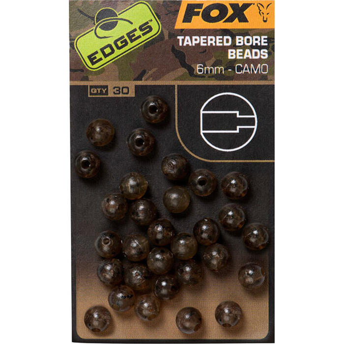 Fox Edges Camo Tapered Bore bead 6mm