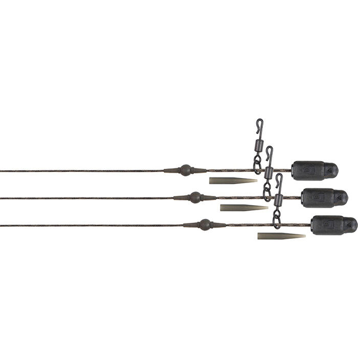 Fox Edges Naturals Heli-Clip Rigs 30lb Submerge
